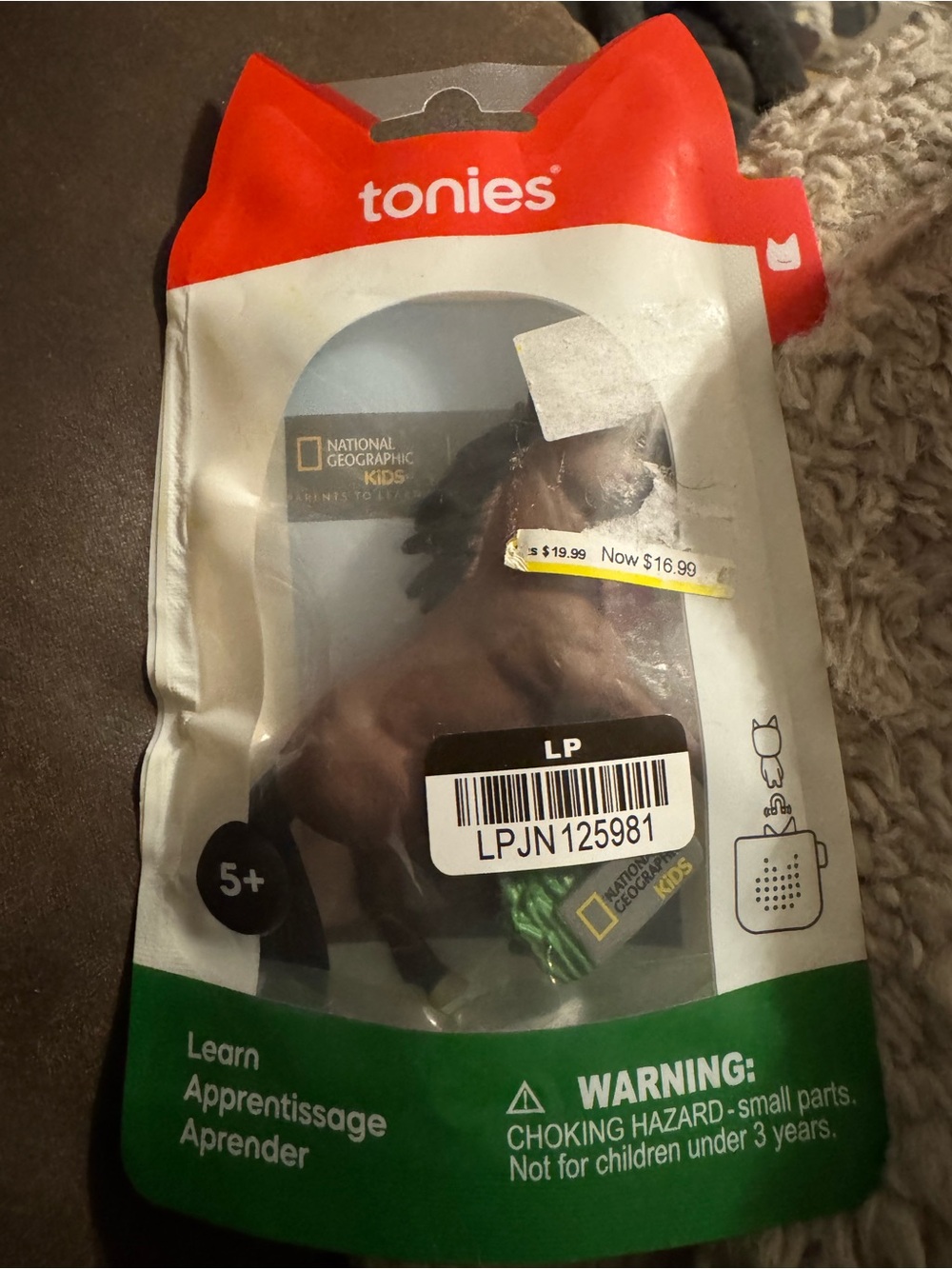 National Geographic Kids Horses Tonie - Red and Brown Packaging
